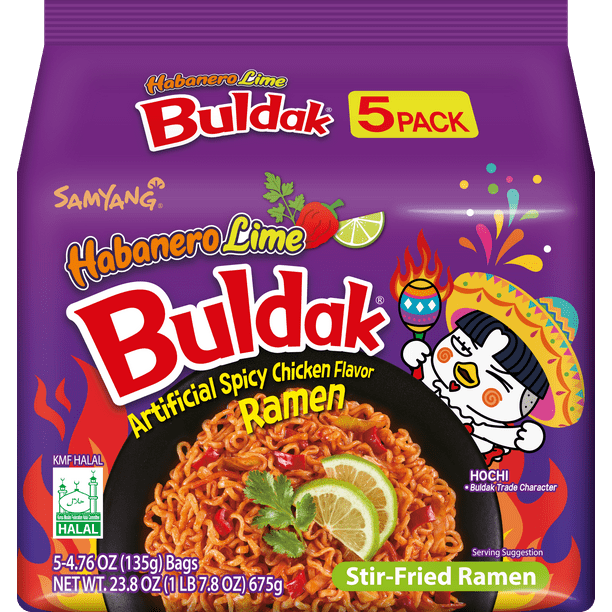 42. Samyang Buldak Habanero Lime