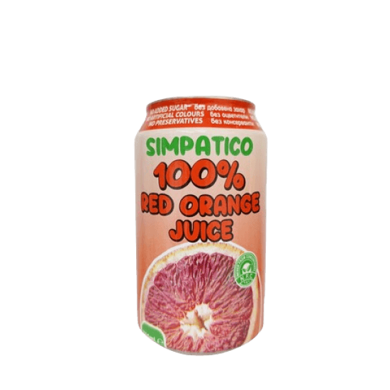 Simpatico 100% Натурален Сок Червен Портокал – 330 мл