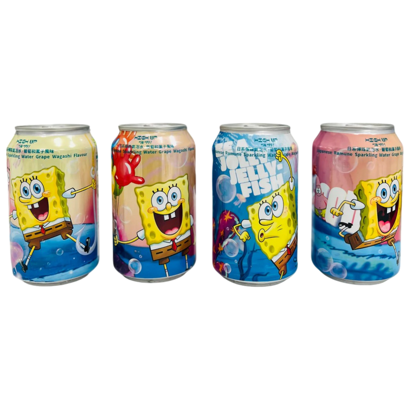 86. QDOL Spongebob Grape Flavor Soda 330ml x24