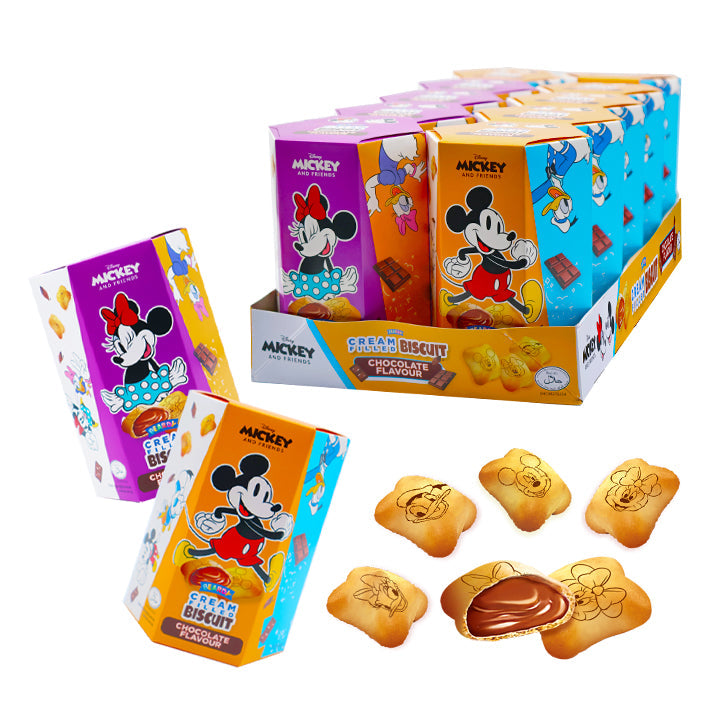 Disney Mickey Mouse Filled Biscuit Chocolate Flavor 100g