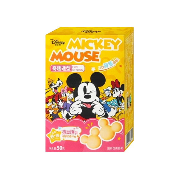 Disney Mickey Mouse Shaped Cookies Milk Flavor 50g