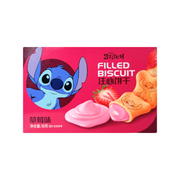 Disney Stitch Filled Biscuit Strawberry Flavor 50g