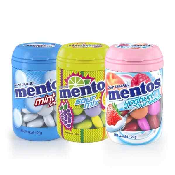 Mentos Mint Bottle 120g