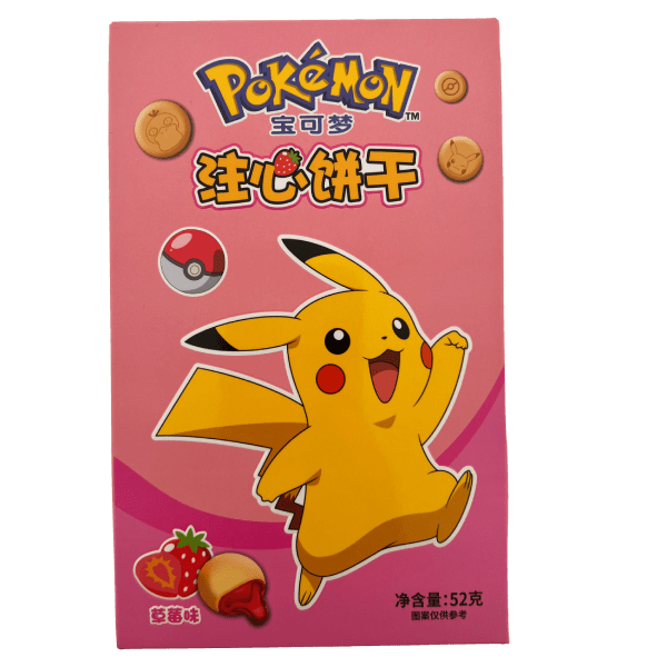 Pokemon Cookies Strawberry Flavor 52g
