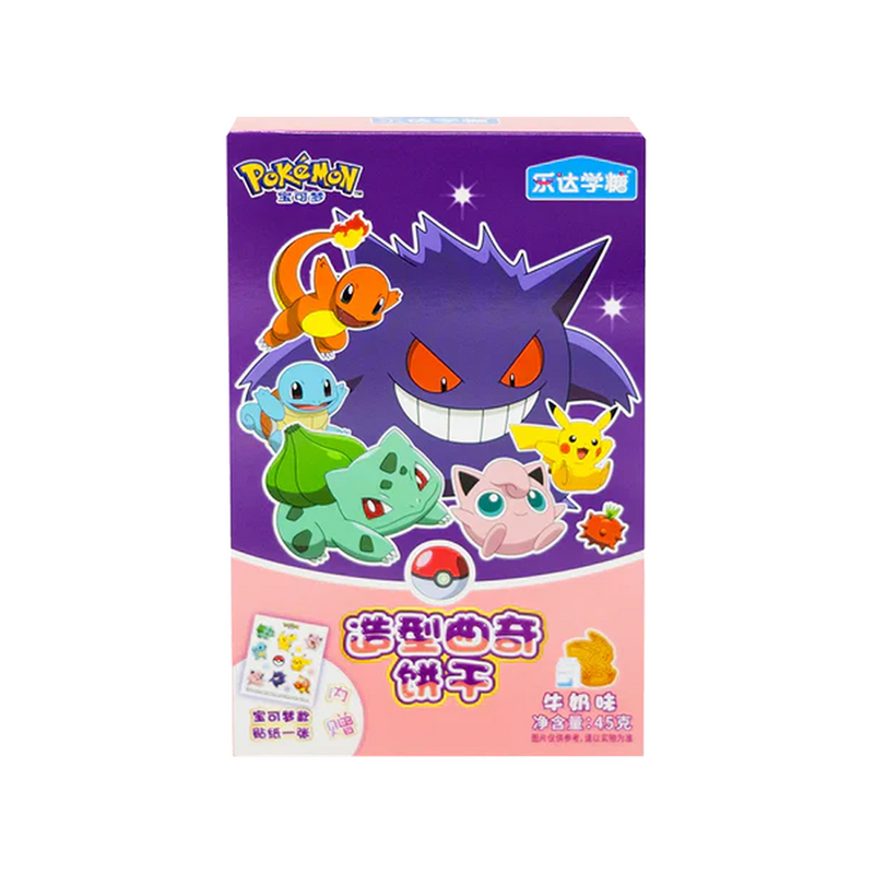 Pokemon Cookies Strawberry Flavor with Sticker 45g