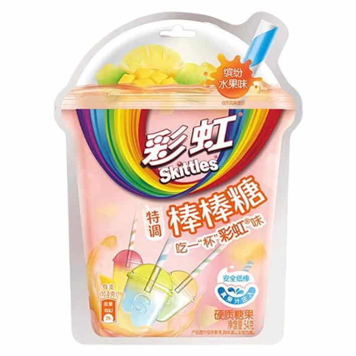 Skittles Lollipop Fruit Tea Flavor 54g