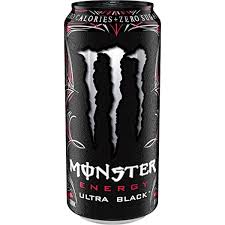 MONSTER ULTRA BLACK ZERO SUGAR  500ML