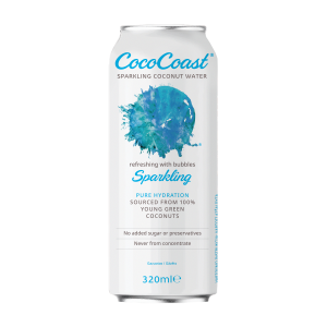 CocoCoast Sparkling Coconut Water Natural Flavor 320ml x24 (VN)