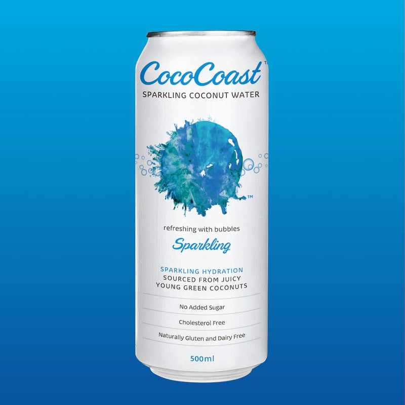 CocoCoast Sparkling Coconut Water Natural Flavor 320ml x24 (VN)