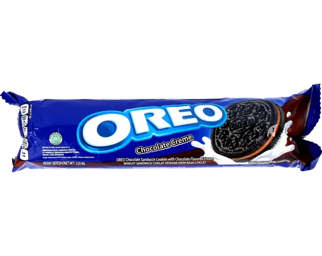 Oreo Sandwich Cookies Chocolate Creme 110.4g x24 (INDO)