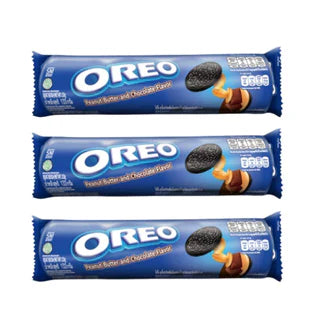 Oreo Sandwich Cookies Double Delight (Peanut Butter) 110.4g x24 (INDO)