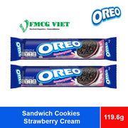 Oreo Sandwich Cookies Vanilla 110.4g x24 (INDO)