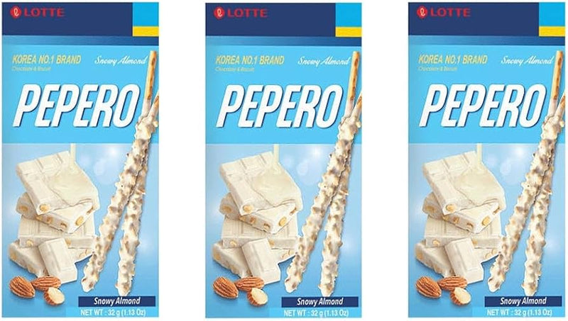 Pepero Snowy Almond Flavor Sticks 32g x40 (KR)
