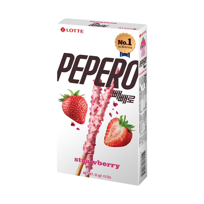 Pepero Strawberry Flavor Sticks 32g x40 (KR)