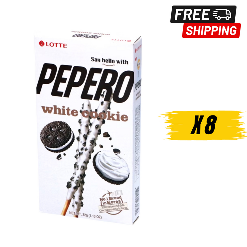 Pepero White Cookie Flavor Sticks 32g x40 (KR)