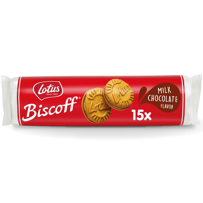 Lotus Biscoff Сандвич бисквити с млечен шоколадов пълнеж - 150 г